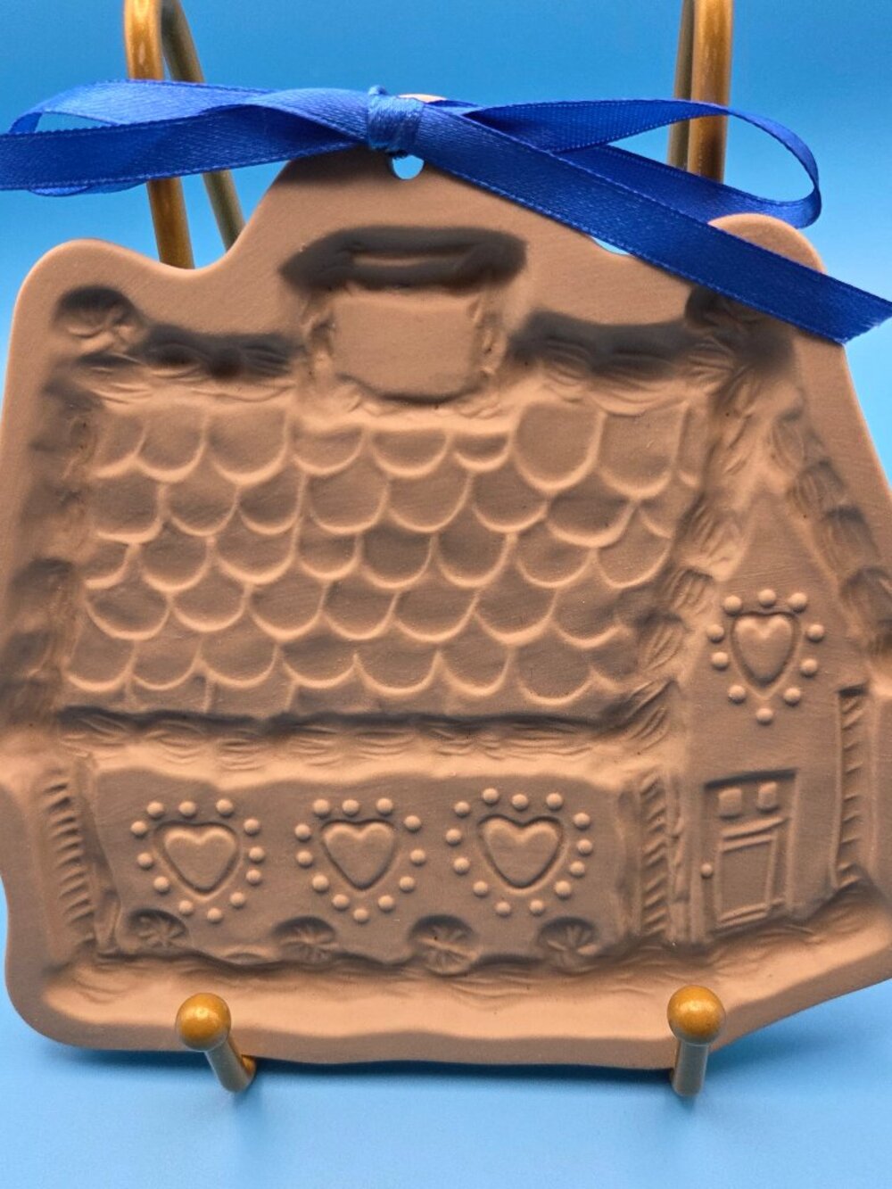 Vintage 1993 Brown Bag Cookie Art Short Bread Molds "Gingerbread House" - NWOT